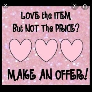 Feel free to make an offer 😃